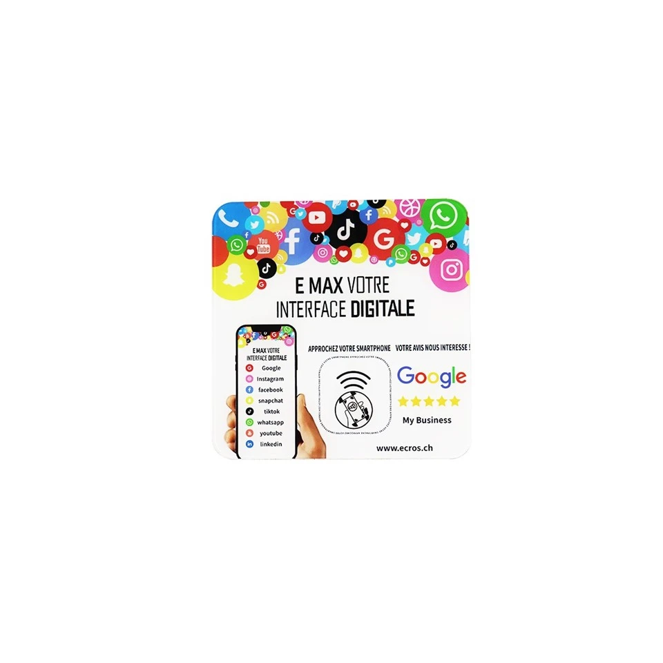 Acrylic NFC Sticker